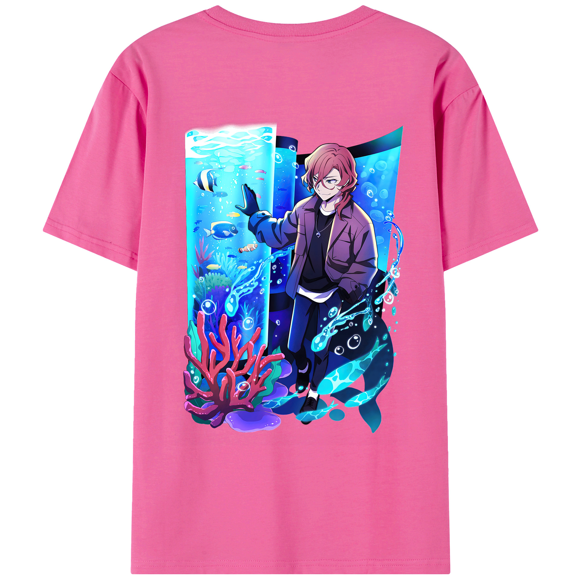 （画像用） 文豪ストレイドッグス Bungo Stray Dogs レディース半袖Tシャツ(バックプリント)